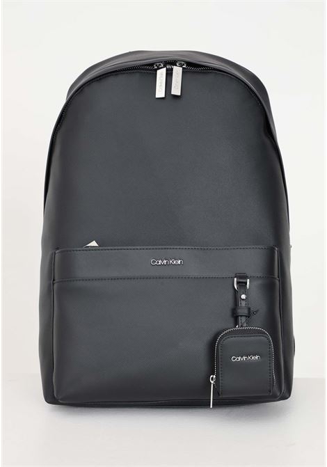 Black backpack for men and women with logo and coin purse CALVIN KLEIN | K50K511846BEH